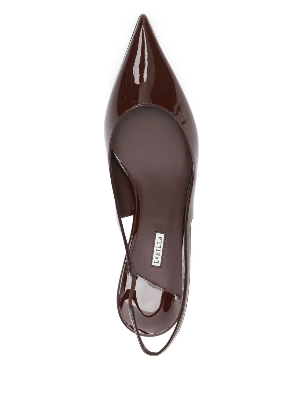 Le Silla 60mm Bella slingback pumps Brown