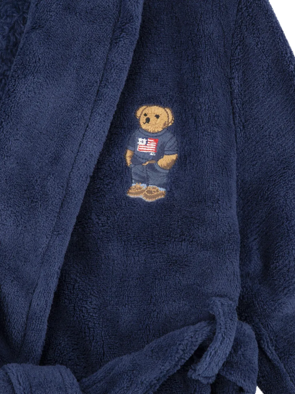 POLO RALPH LAUREN KIDS Badjas met beerpatch Blauw