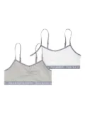 POLO RALPH LAUREN KIDS logo bralettes (set of two) - White