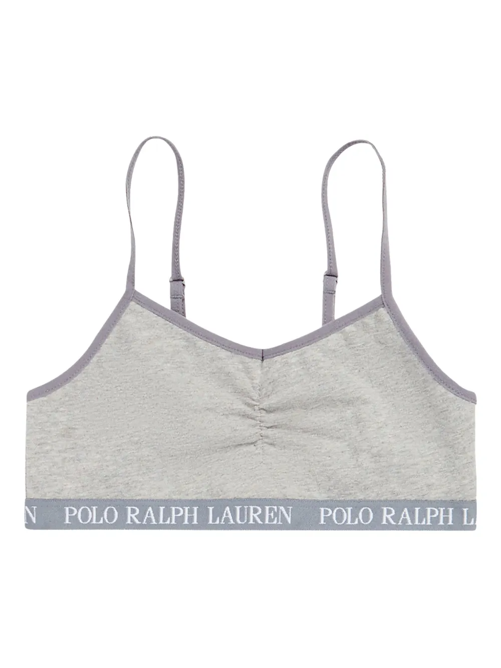 POLO RALPH LAUREN KIDS Twee bralettes met logo Wit