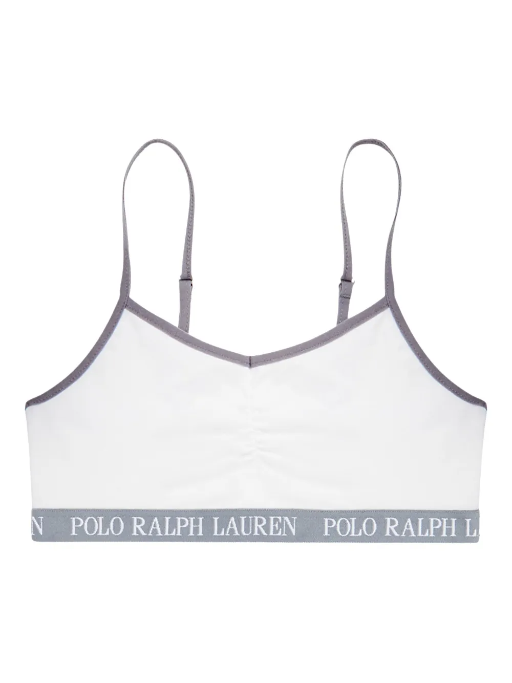 POLO RALPH LAUREN KIDS logo bralettes (set of 2) - Wit