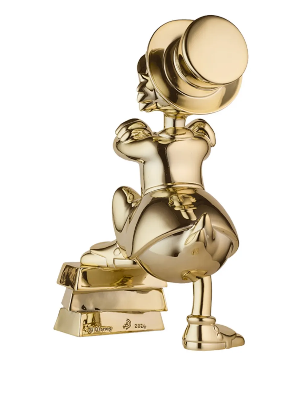 Leblon Delienne Uncle Scrooge Sculpture In Gold