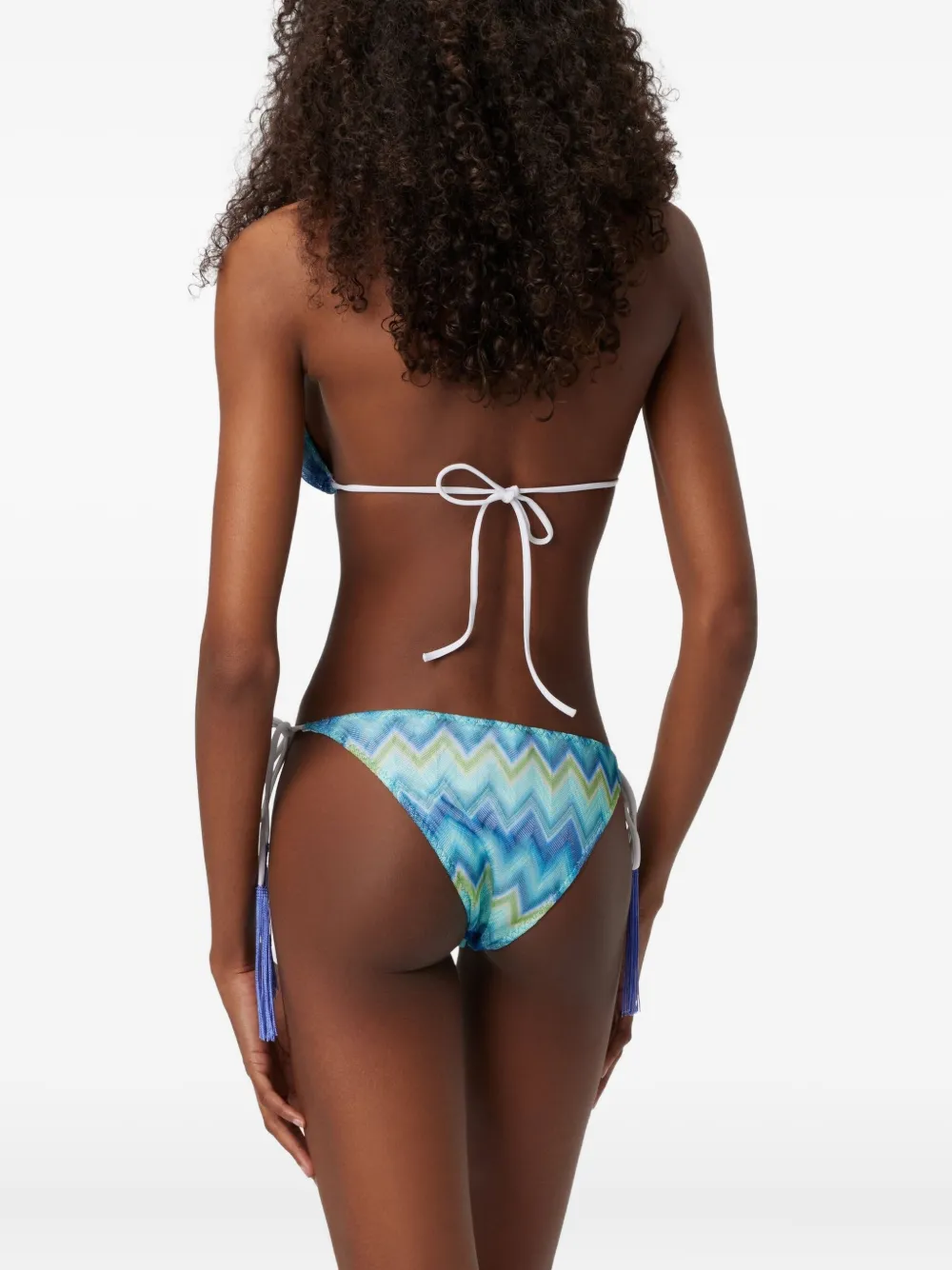 Missoni Bikini met zigzag-patroon Blauw