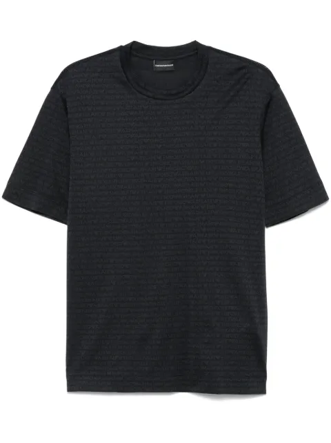 Emporio Armani t-shirt à motif monogrammé
