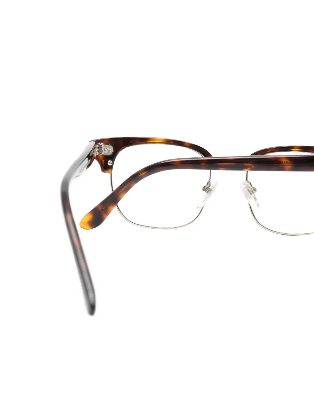  Cutler & Gross Browline-frame Glasses - Brown 