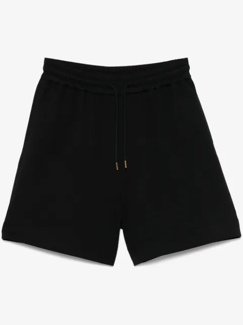 Moncler logo-patch knee-length shorts