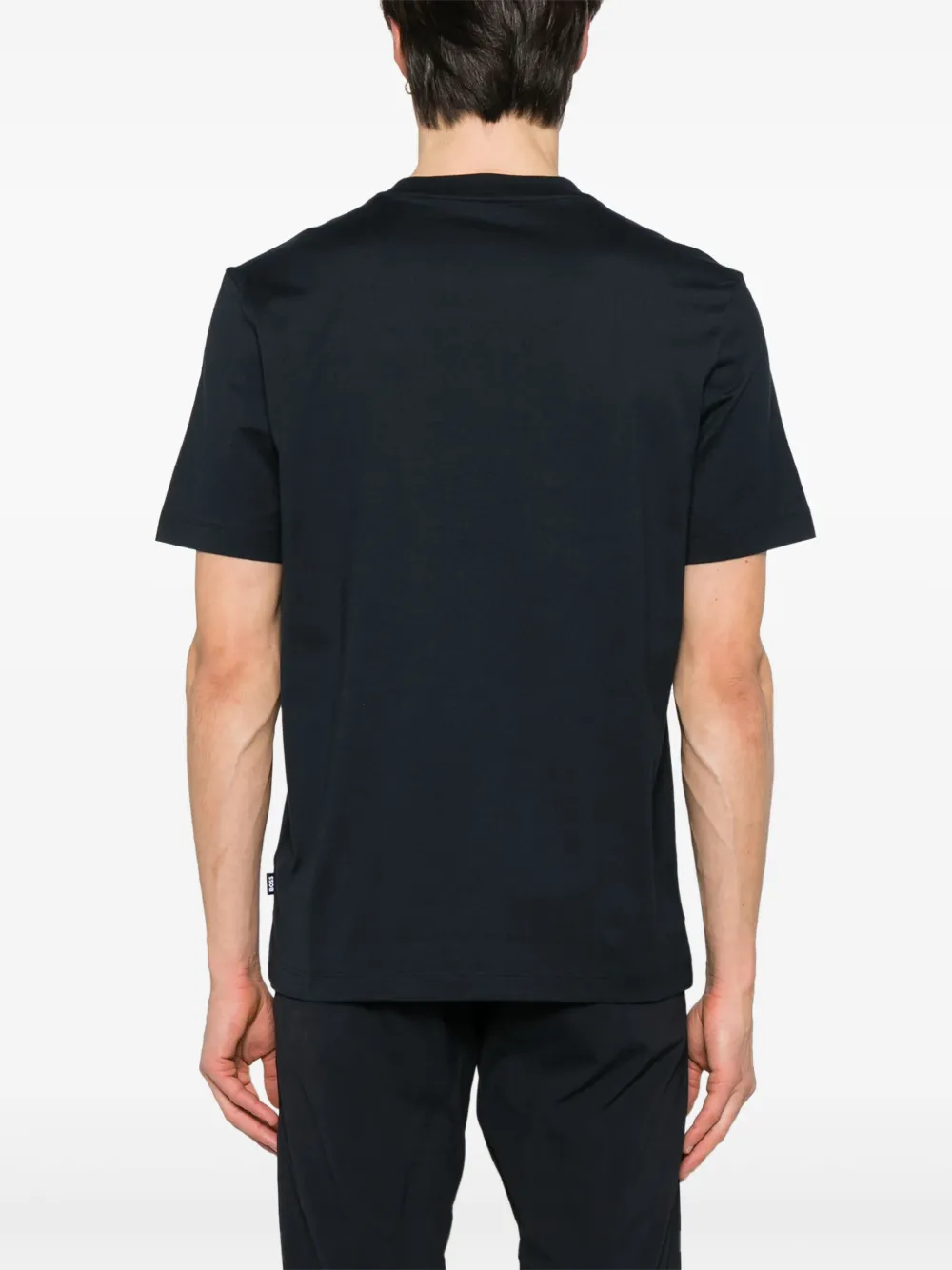 BOSS T-shirt met fotoprint Blauw