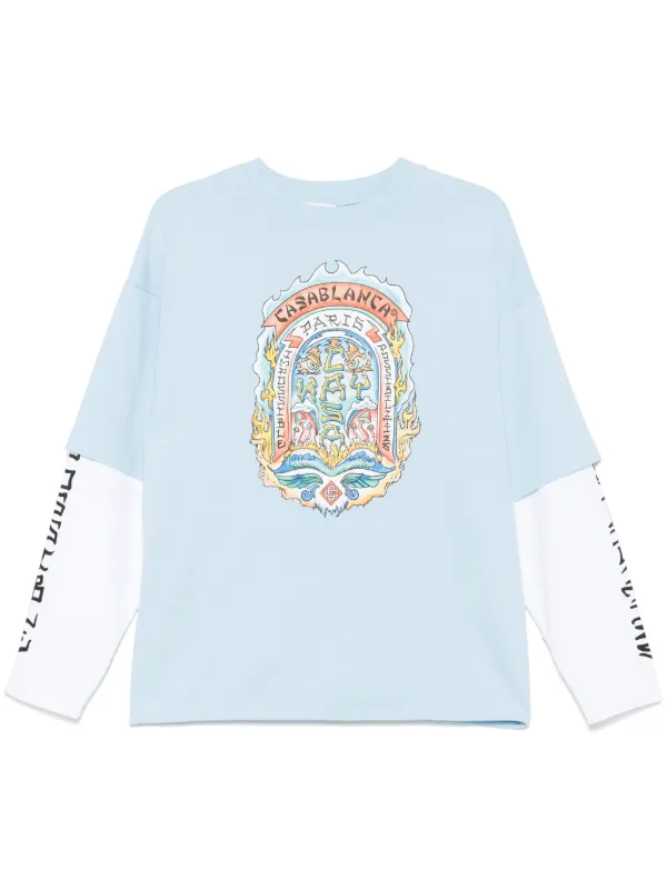 【関税込み】Casablanca ブルー Casa Way Tシャツ 28709109_58043487_600.jpg
