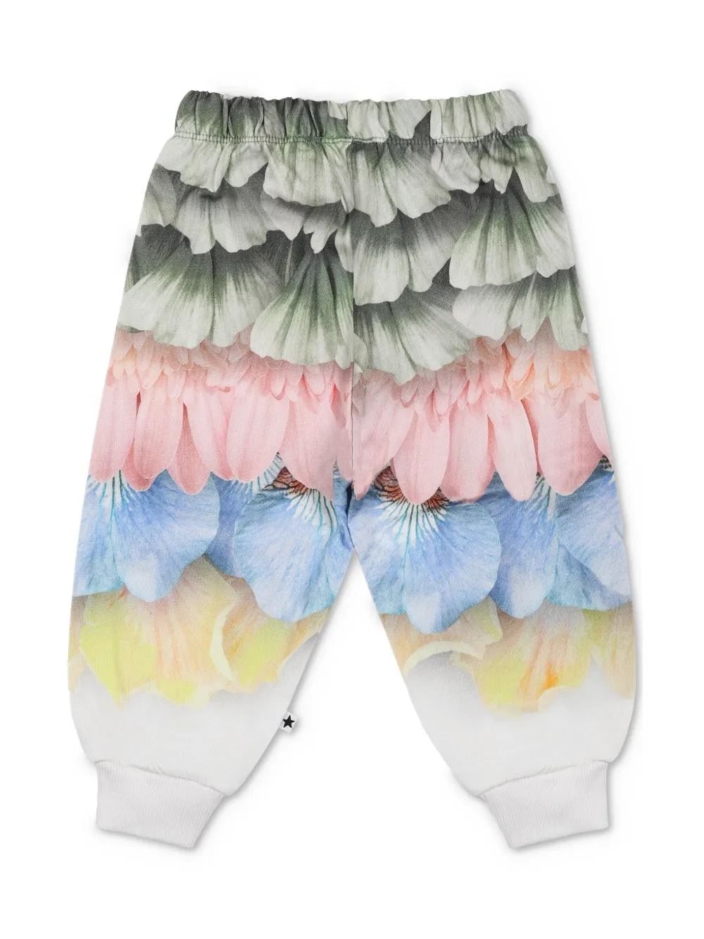 Molo Trainingsbroek met bloemenprint - Groen