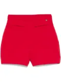 LIU JO high-rise shorts - Red