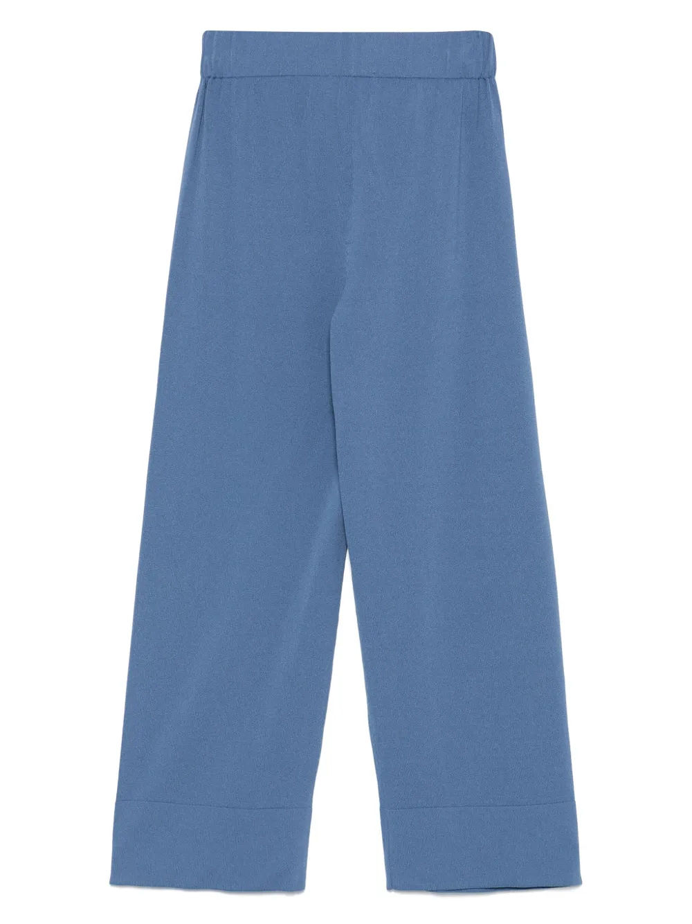 Le Tricot Perugia Straight broek - Blauw