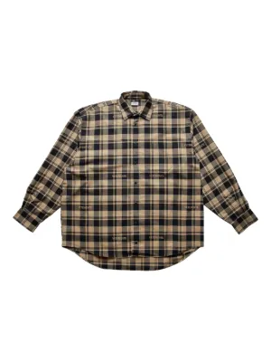 Ader Error チェック シャツ | ブラウン | FARFETCH JP