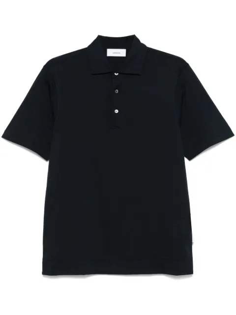 Lardini playera tipo polo de tejido jersey