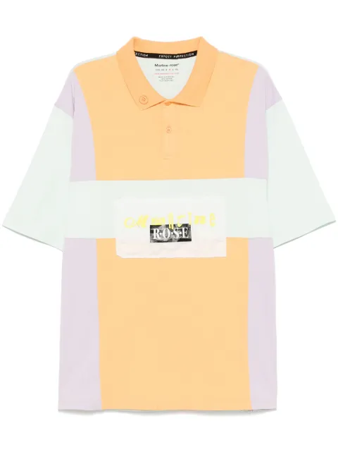 Martine Rose colourblock polo shirt