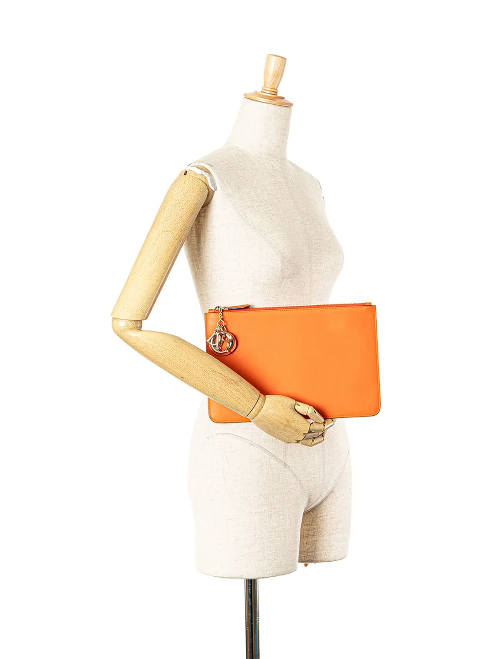 Christian Dior Pre-Owned 2012 Leather clutch bag - Oranje