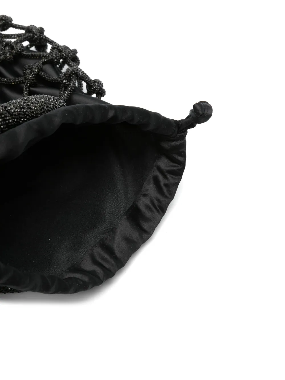 Kurt Geiger London Macramé kleine shopper Zwart
