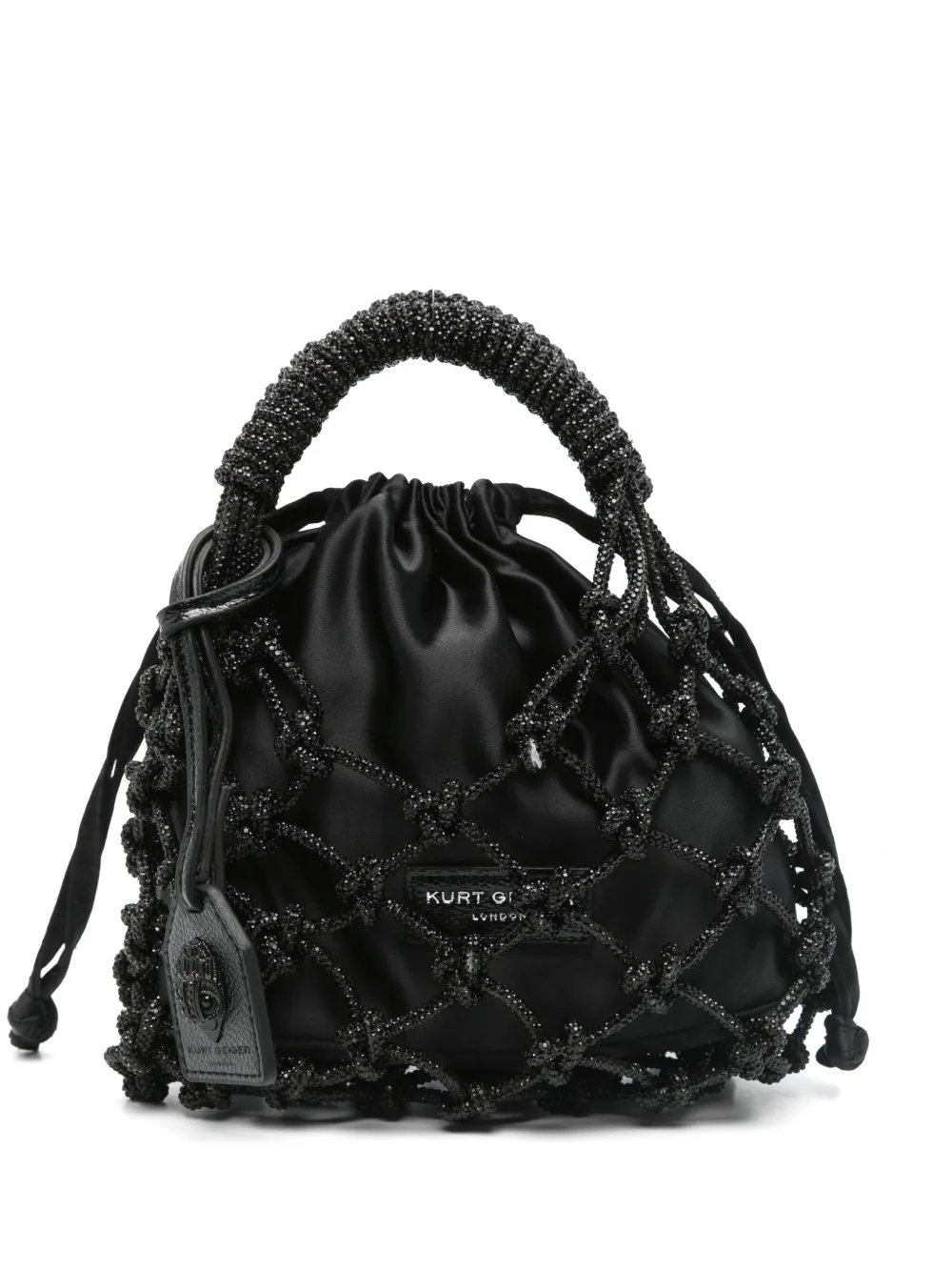 Kurt Geiger London マクラメ ハンドバッグ - ブラック Kurt Geiger London マクラメ ハンドバッグ - ブラック