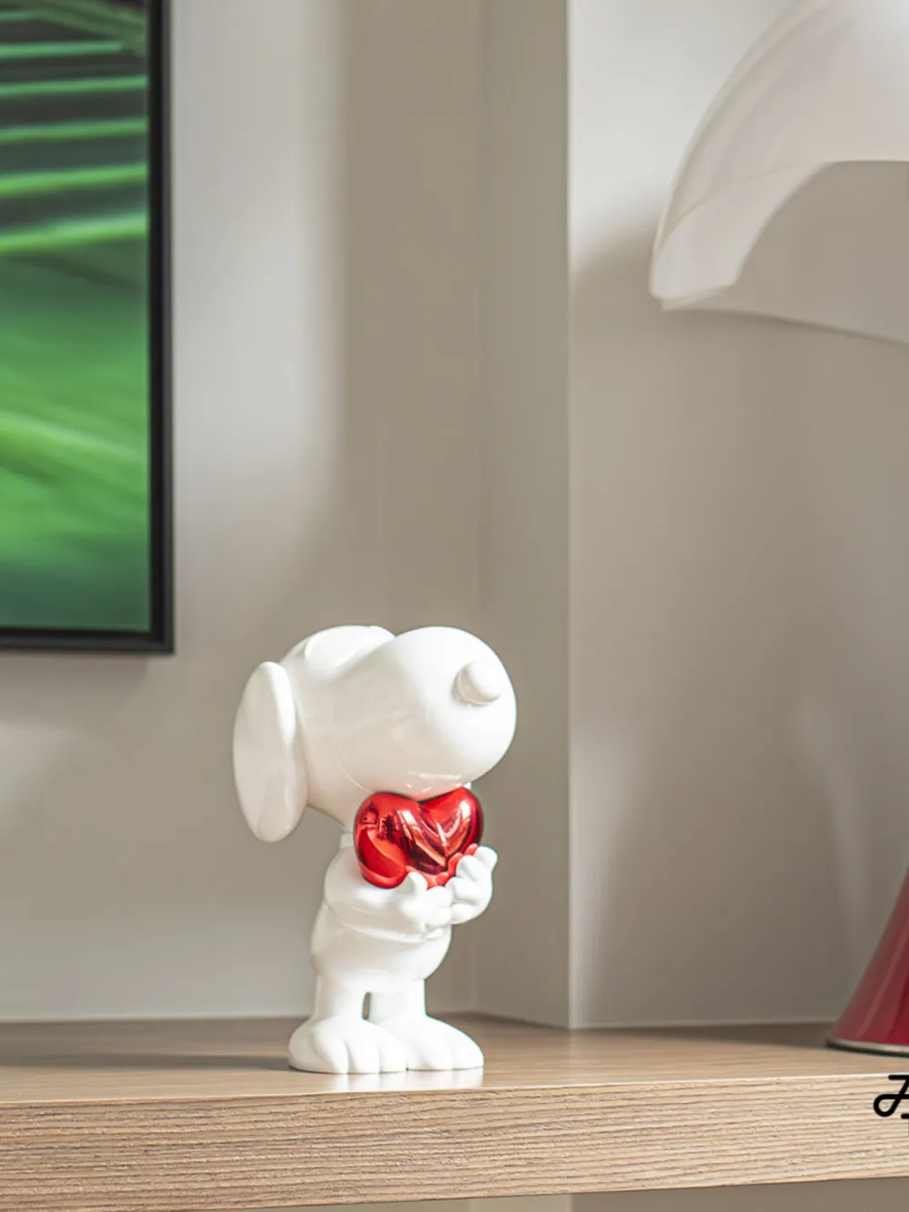 Leblon Delienne Snoopy Sculpture In White
