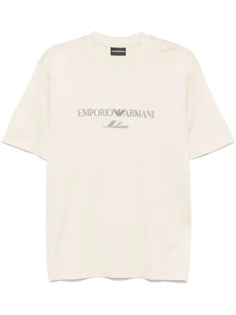 Emporio Armani playera con logo bordado