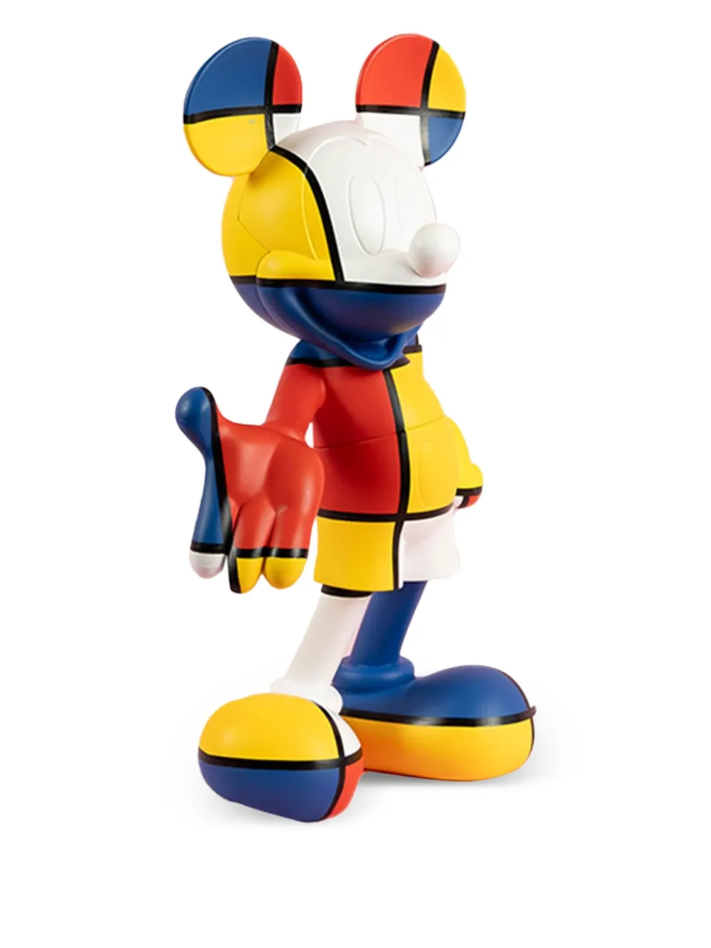 Leblon Delienne Mickey Welcome Mondrian Art Collection 1 In Blue