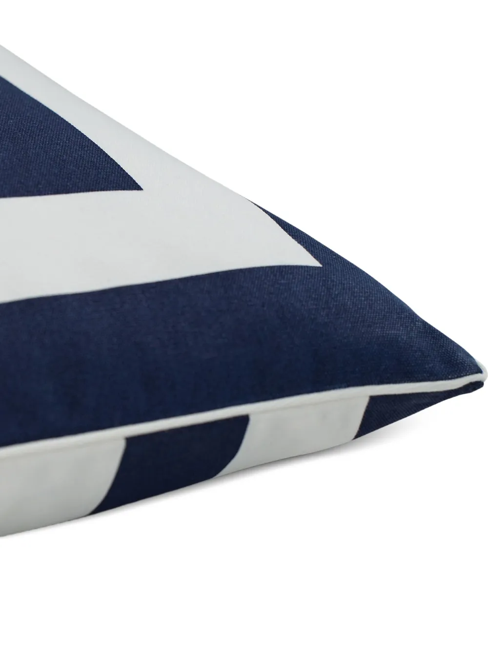 Ralph Lauren Home Holton striped logo cushion (56cm x 56cm) | Cushions | Image 2