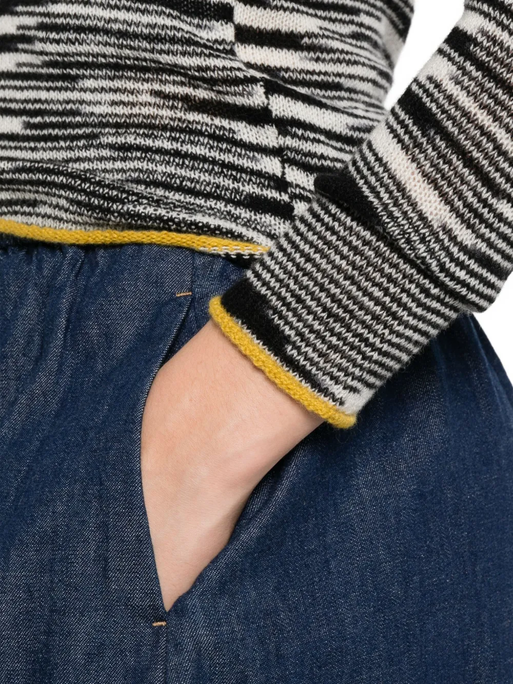Missoni Gestreept T-shirt Zwart