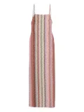 Missoni open-back maxi dress - Red