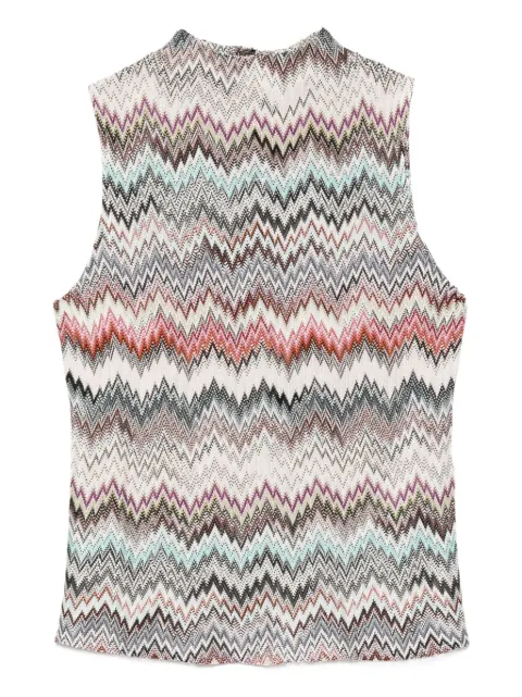 Missoni zigzag-knit tank top