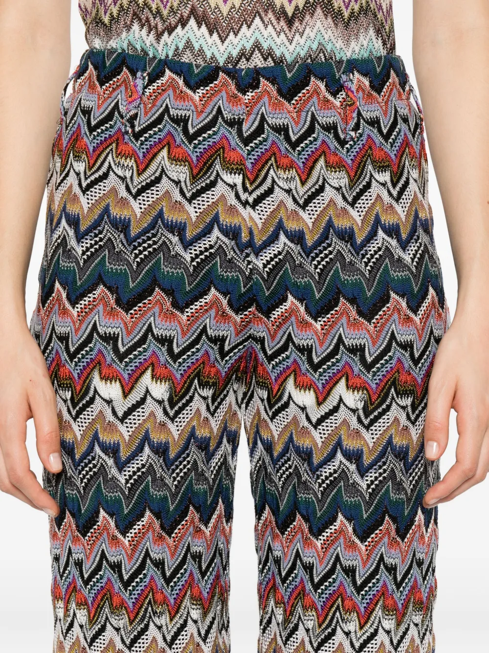 Missoni zigzag trousers Zwart