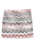 Missoni zigzag-patterned skirt - Neutrals