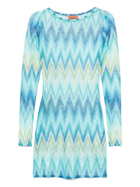 Missoni zigzag-woven mini dress