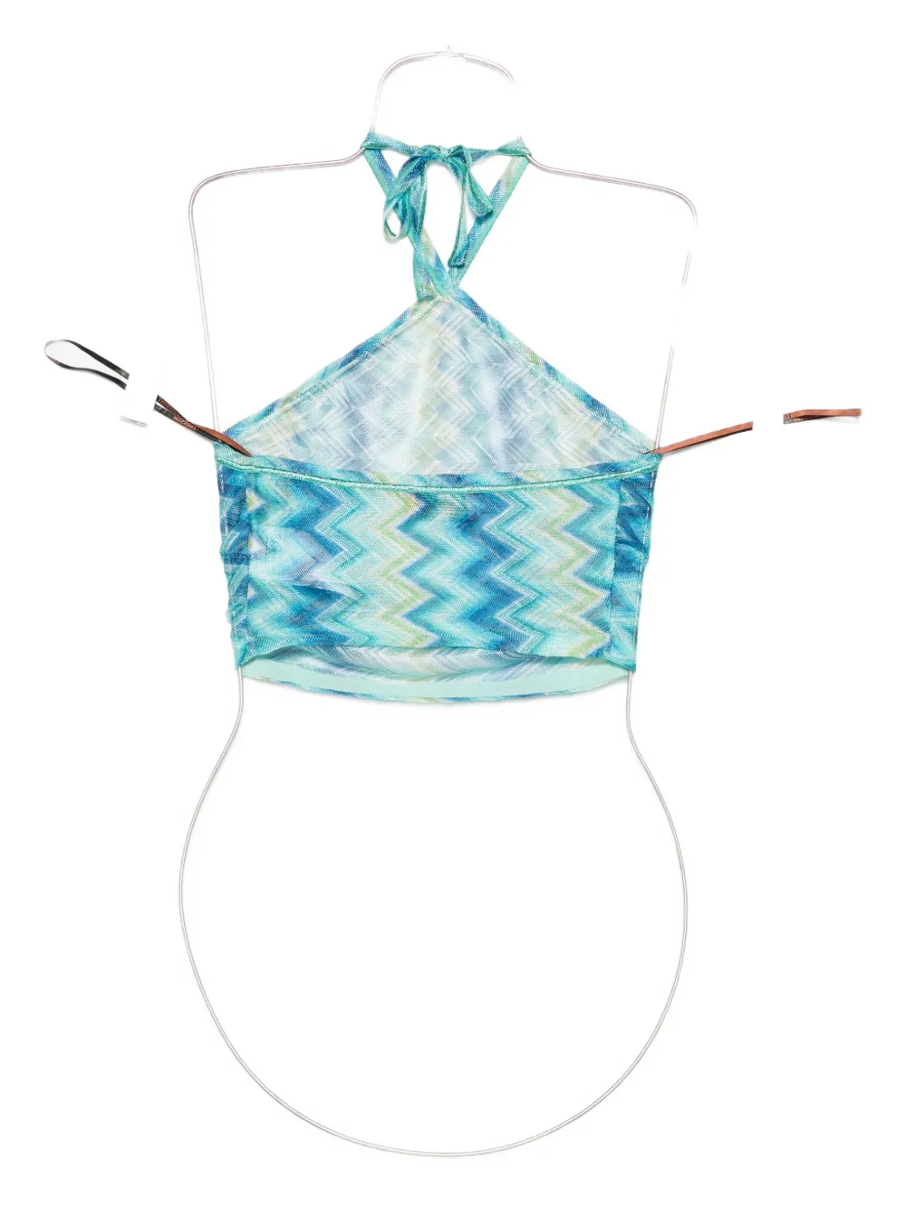 Missoni Top met zigzag patroon Blauw