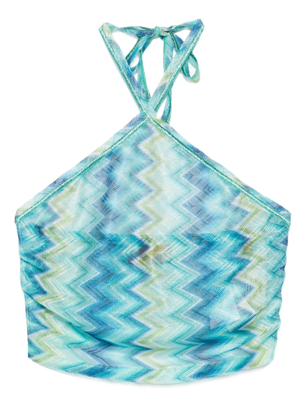 Missoni zigzag-motif top | Blue | Image 1