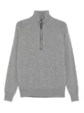 TOM FORD half-zip sweater - Grey
