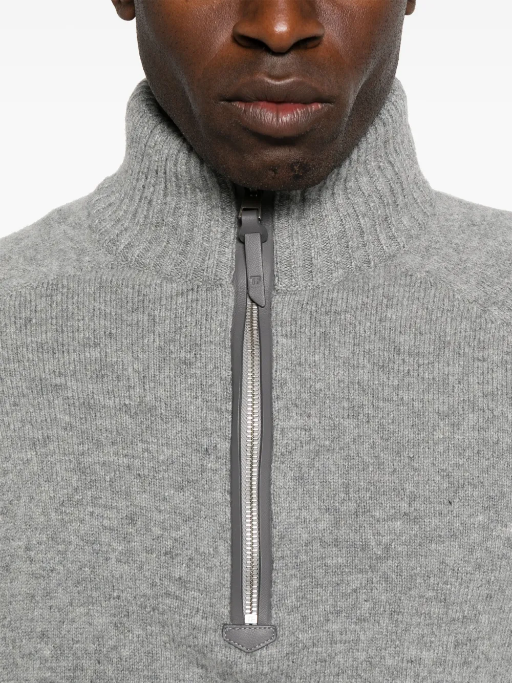 TOM FORD Trui met ritssluiting Grijs