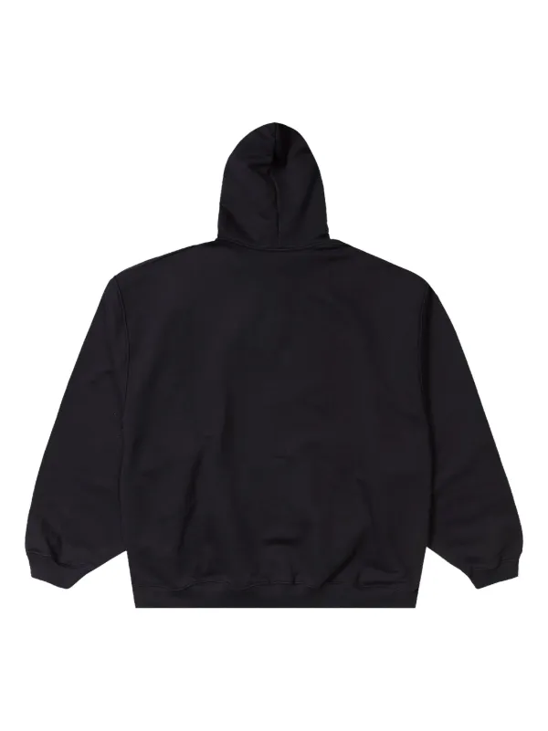 パーカー・フーディ Vetements Black Cotton Blend Oversize Sweatshirt vetements-black-cotton-blend-