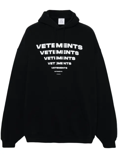 VETEMENTS pyramid-logo hoodie