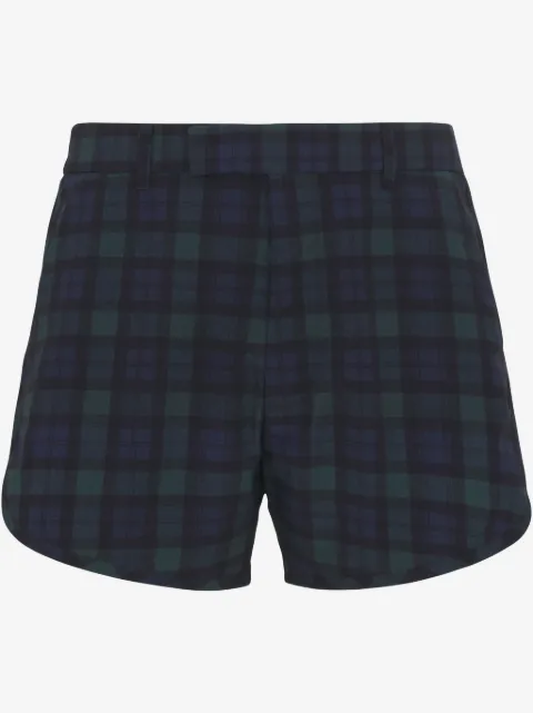 Martine Rose shorts con cuadros estampados