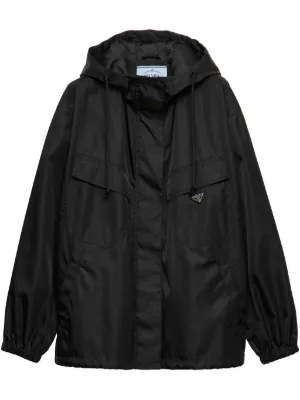 ジャケット PRADA Women Jackets 292248SOOO1WQ8 F0SVF Blue Blue Re-Nylon blouson jacket | PRADA