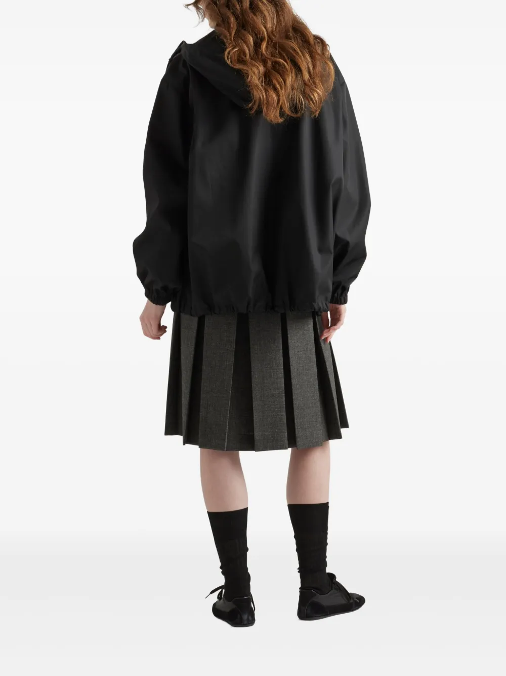 Prada Re-Nylon donsjack Zwart