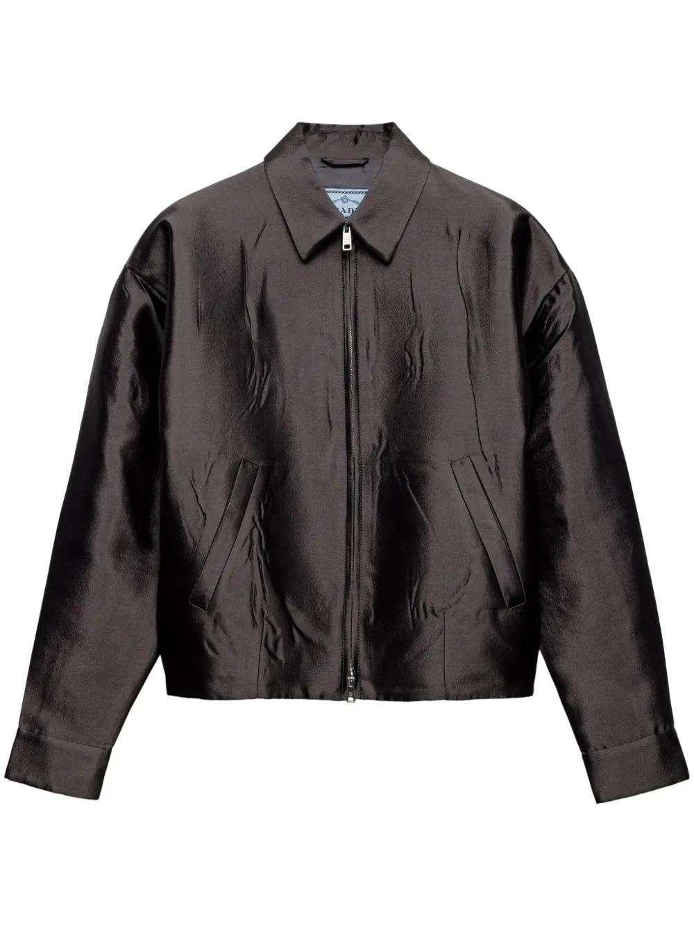 Prada Jack met triangel-logo Grijs