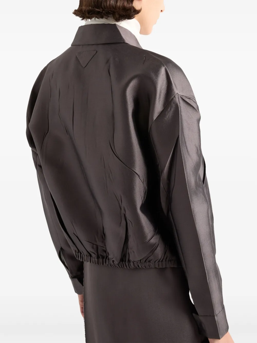 Prada Jack met triangel-logo Grijs
