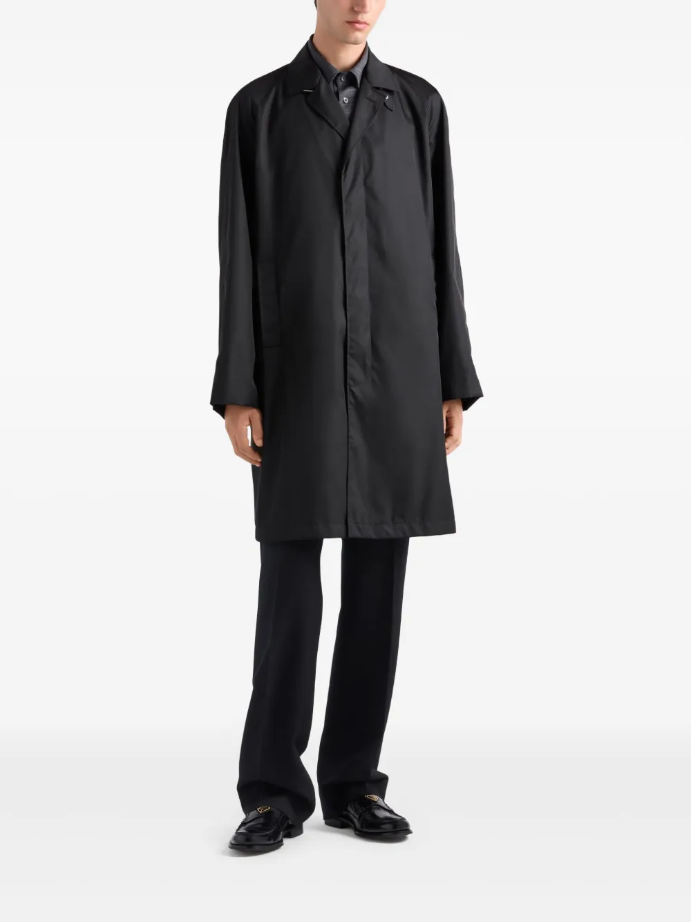 Prada Re-Nylon coat - Zwart