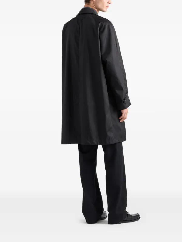 【希少】 PRADA Re-Nylon ロゴ入り トレンチコート ブラック 28710258_57975594_1000.jpg