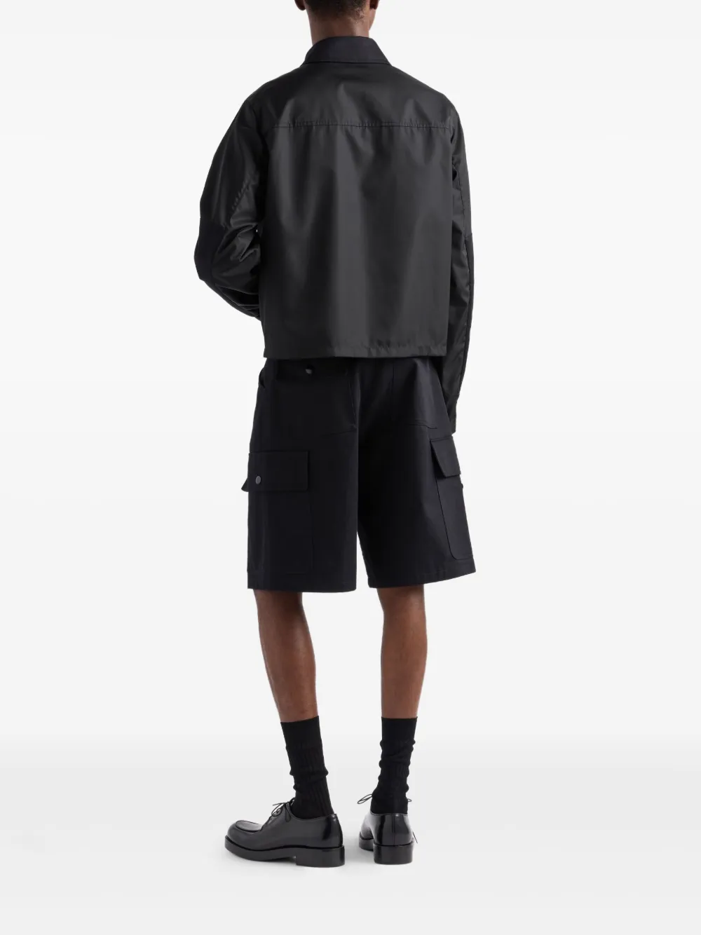 Prada Re-Nylon donsjack Zwart