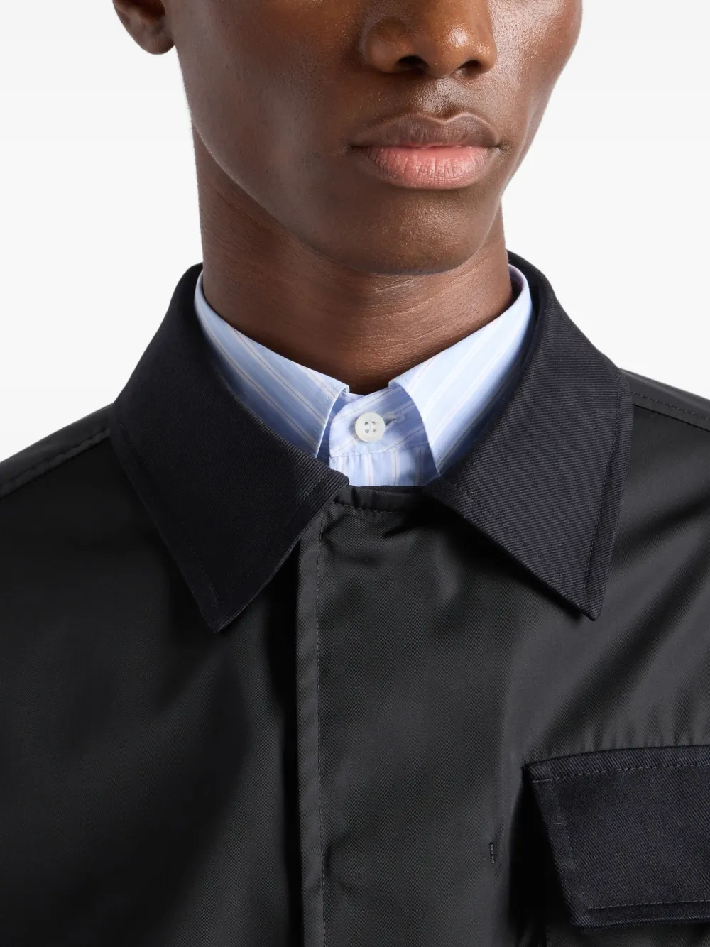 Prada Re-Nylon donsjack Zwart