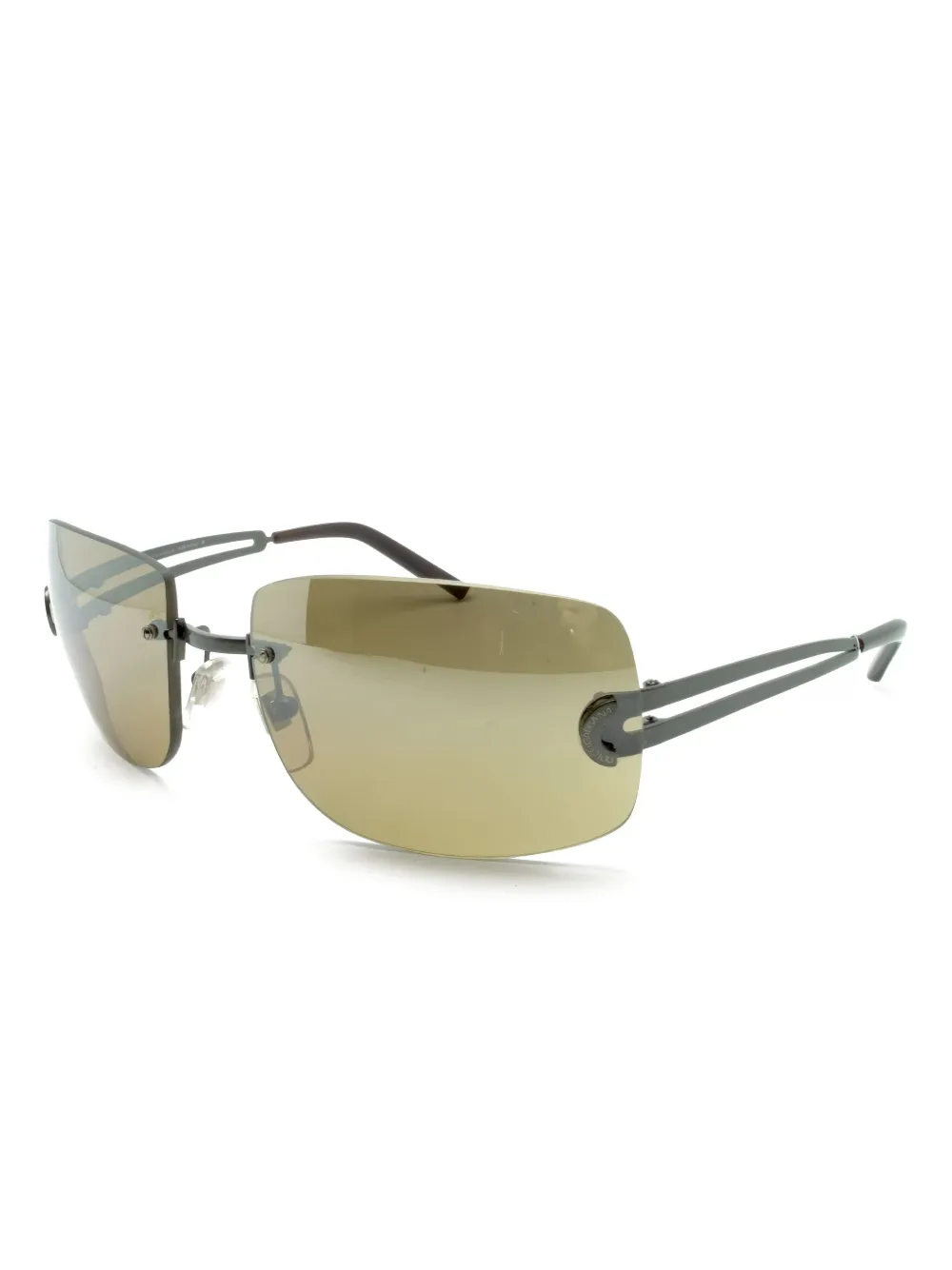 Dolce & Gabbana Eyewear rectangle-frama sunglasses - Bruin