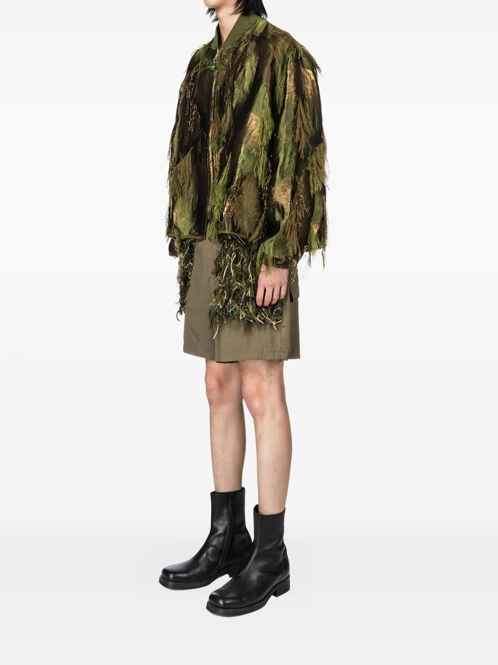 4SDESIGNS Verfraaide shorts - Groen