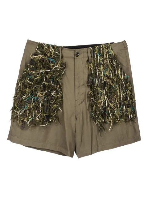 4SDESIGNS embellished shorts