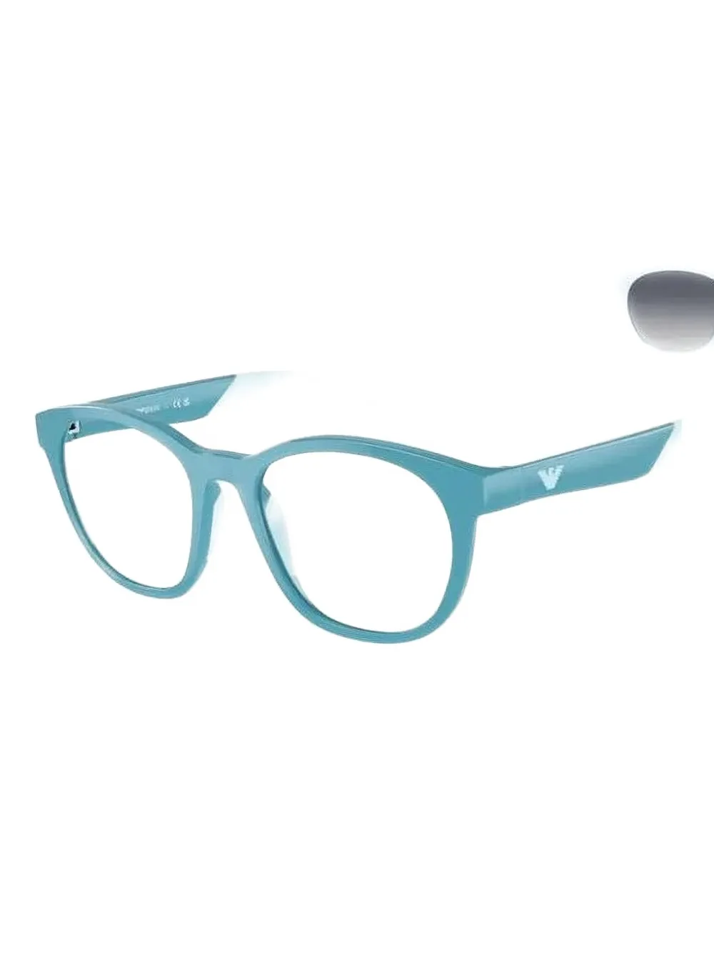 Emporio Armani round-frame glasses - Blauw